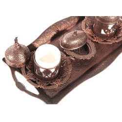 Osmanlı Motifli 2 Kişilik Kahve Seti 