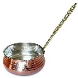 Bakır Sosluk Sos Pişirme Tavası