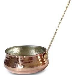 Bakır Sosluk Sos Pişirme Tavası